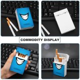 yanfind Cigarette Case Cheerful Fun Facial Happiness Expression Cartoon Emoticon USA Laughing Dental Face Humor Hard Plastic Crushproof Cigarette Case