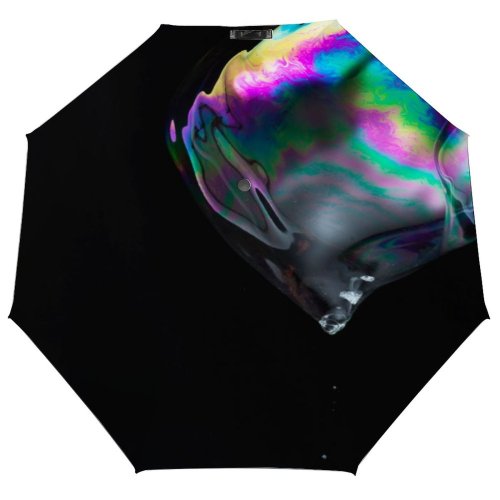 yanfind Umbrella Manual Soap Studio England Quality Neon Sud Shot Rippled Art Surreal Windproof waterproof anti-ultraviolet protection golf umbrella
