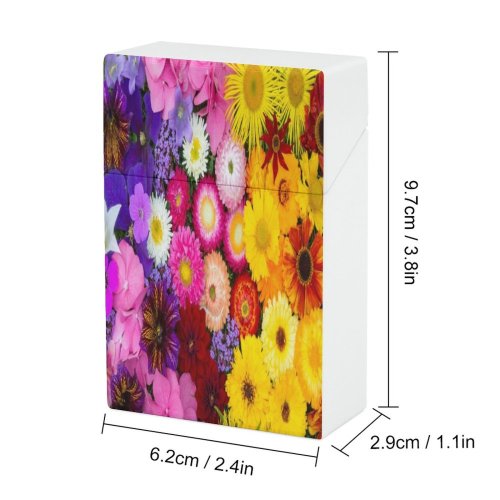 yanfind Cigarette Case Beauty Perennial Directly Bloom Vitality July Daisy Natural Spectrum Annual Vibrant Attribute Hard Plastic Crushproof Cigarette Case