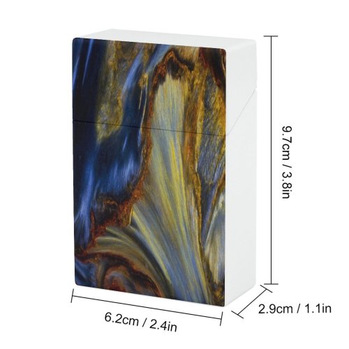 yanfind Cigarette Case Stone Expense Gem Precious Beauty Sammamish Natural Section Precious Rock USA Semi Hard Plastic Crushproof Cigarette Case