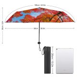 yanfind Umbrella Manual Tranquility Growth Tree Leaf Beauty Scenics Autumn Sky Prefecture Forest Trunk Windproof waterproof anti-ultraviolet protection golf umbrella