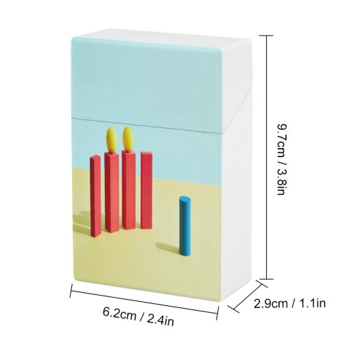 yanfind Cigarette Case Block Crowd Hierarchy Studio Teamwork Comparison Leadership Organized Manager Vibrant Strategy Contrasts Hard Plastic Crushproof Cigarette Case