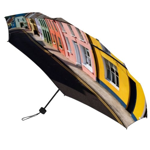 yanfind Umbrella Manual Sky Built Irish Facade Republic Cork Exterior Beara Town Outdoors Peninsula Windproof waterproof anti-ultraviolet protection golf umbrella