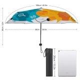 yanfind Umbrella Manual Conference Changing Ladder Photographic Camera Brain Communications Magnifying Sharing Organ Technology Arrow Windproof waterproof anti-ultraviolet protection golf umbrella