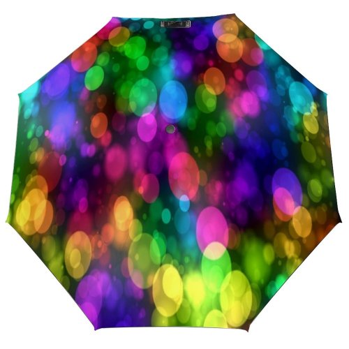 yanfind Umbrella Manual Space Social Defocused Party Blurred Generated Lighting Glamour Natural Christmas Shiny Windproof waterproof anti-ultraviolet protection golf umbrella