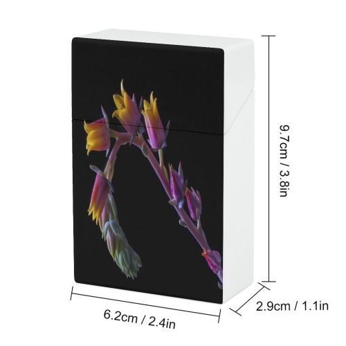 yanfind Cigarette Case Studio Stem Fragility Shot California Succulent Plant USA Flower Freshness Hard Plastic Crushproof Cigarette Case