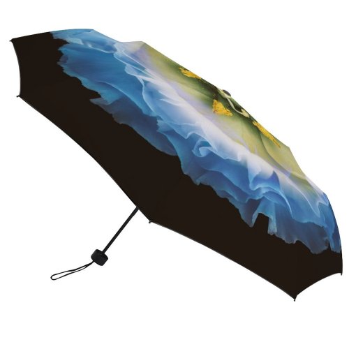 yanfind Umbrella Manual Growth Dark Intricacy Shot Impulse East Sensory Abstract Health China Flower Generated Windproof waterproof anti-ultraviolet protection golf umbrella
