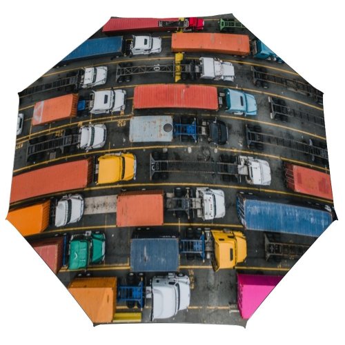 yanfind Umbrella Manual Parking Loading Journey Truck Delivering Jersey Commercial County Retail Trucking Point Transportation Windproof waterproof anti-ultraviolet protection golf umbrella