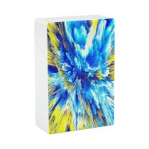 yanfind Cigarette Case Space Glowing Happiness Social Futuristic Defocused High Galaxy Generated Nebula Party Vitality Hard Plastic Crushproof Cigarette Case