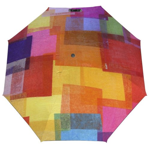 yanfind Umbrella Manual Saturated Composite Tissue Layered Craft Vibrant Art Entertainment Abstract Windproof waterproof anti-ultraviolet protection golf umbrella