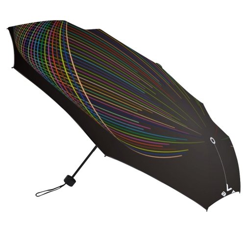 yanfind Umbrella Manual Futuristic Data Navigational Mesh Vitality Virtual Generated Blurred Longitude Wire Windproof waterproof anti-ultraviolet protection golf umbrella