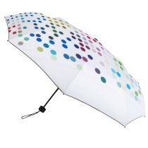yanfind Umbrella Manual Doodle Effects Polka Transparent Concentration Generated Illusion Purple Photographic Seamless Decoration Digitally Windproof waterproof anti-ultraviolet protection golf umbrella