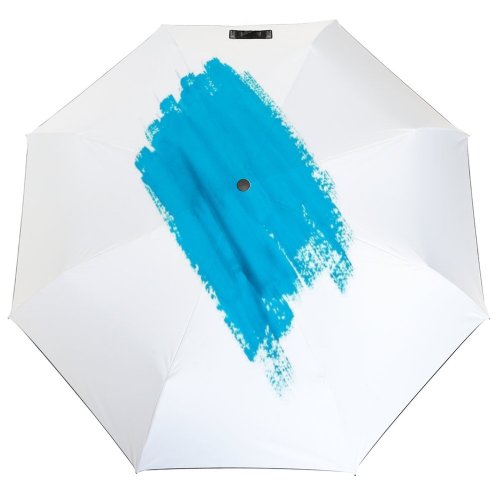 yanfind Umbrella Manual Daub Grunge Splattered Estonia Natural Dye Stroke Art Decoration Border Abstract Brush Windproof waterproof anti-ultraviolet protection golf umbrella
