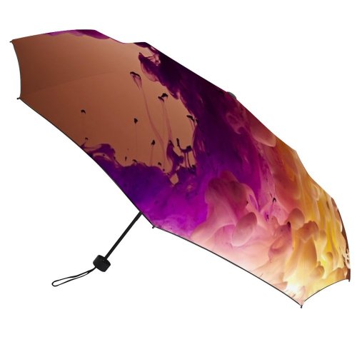 yanfind Umbrella Manual Sky Liquid UK Abstract Motion Cloud Underwater Purple Shot Flowing Studio Dissolving Windproof waterproof anti-ultraviolet protection golf umbrella