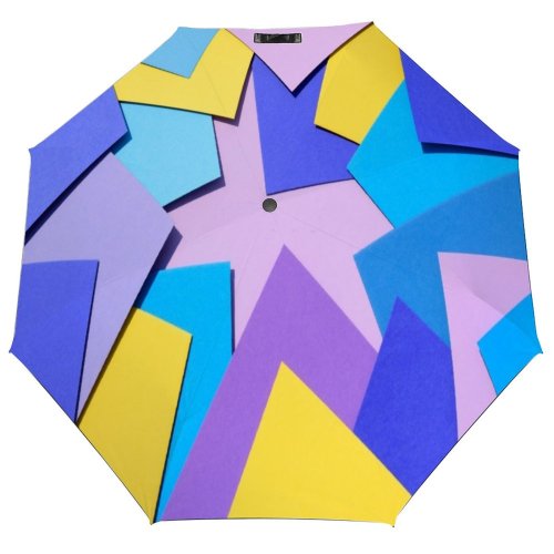 yanfind Umbrella Manual Simplicity Art Layered Abstract Directly Arranging Arrangement Hungary Purple Still Windproof waterproof anti-ultraviolet protection golf umbrella