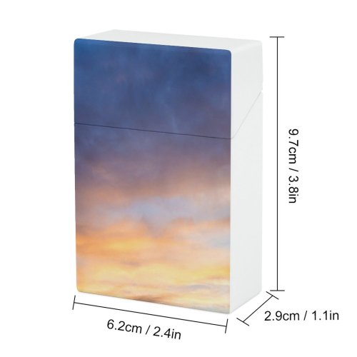 yanfind Cigarette Case Space Glowing Valencia Brightly Dramatic Meteorology Moody Scenics Cirrus Hard Plastic Crushproof Cigarette Case