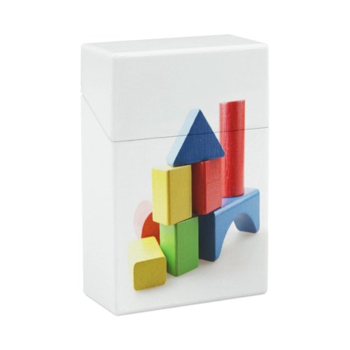 yanfind Cigarette Case Block Childhood Brick Positive Emotion Wood Pomorie Toy Blocking Stack Architecture Built Hard Plastic Crushproof Cigarette Case