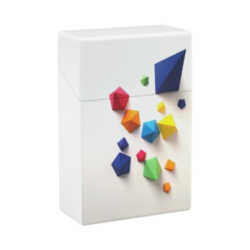 yanfind Cigarette Case Studio High Dimensional Spectrum Shot Craft Vibrant Still Art Scale Hard Plastic Crushproof Cigarette Case
