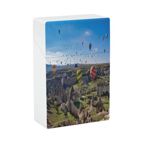 yanfind Cigarette Case Ballooning Transportation Non Urban Outdoors Festival Nevşehir Freedom Landscape Scene Temperature Sports Hard Plastic Crushproof Cigarette Case
