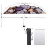 yanfind Umbrella Manual Rough Natural Marble Uneven Tile Outdoors Violence Abstract Grunge Rock Solid Dry Windproof waterproof anti-ultraviolet protection golf umbrella