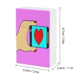 yanfind Cigarette Case Display Messaging Blank Digital Telephone Heart Screen Tablet Generated Touch Wireless Online Hard Plastic Crushproof Cigarette Case