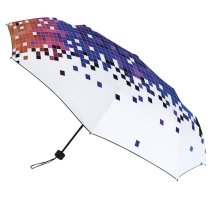 yanfind Umbrella Manual Grid Data Beauty Electronics Checked Generated Flowing Fashion Coding Windproof waterproof anti-ultraviolet protection golf umbrella
