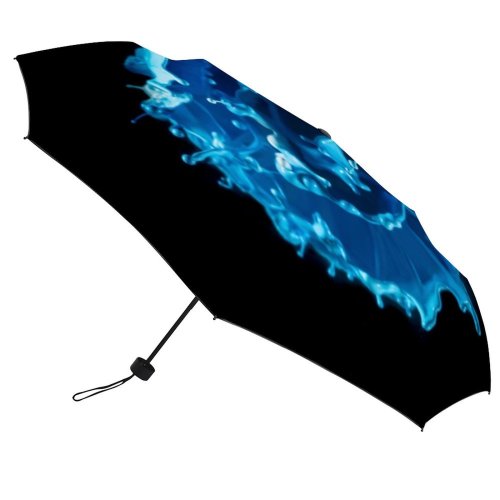 yanfind Umbrella Manual Rough Dye Liquid Splattered Futuristic Art Abstract Vitality Latex Motion Watercolor Fantasy Windproof waterproof anti-ultraviolet protection golf umbrella