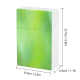 yanfind Cigarette Case Space Relaxation Glowing Effects Africa Growth Social Tree Issues Beauty Variegated Defocused Hard Plastic Crushproof Cigarette Case