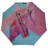 yanfind Umbrella Manual Acquisitions Businesswoman Partnership Togetherness Sunrise Connection Outdoors Occupation Town Province Africa Mural Windproof waterproof anti-ultraviolet protection golf umbrella