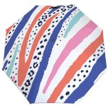 yanfind Umbrella Manual Zebra Jaguar Slovenia Cat Art Abstract Striped Seamless Stroke Decoration Safari Leopard Windproof waterproof anti-ultraviolet protection golf umbrella