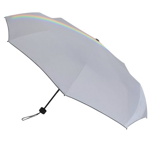 yanfind Umbrella Manual Autism Futuristic Beam Rainbow Flag Natural Purple Shiny Spectrum Layered Reflection Windproof waterproof anti-ultraviolet protection golf umbrella