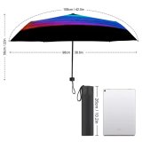 yanfind Umbrella Manual Effects Social Propeller Resources Futuristic Compact Rainbow Issues Fan Blurred Disk DVD Windproof waterproof anti-ultraviolet protection golf umbrella