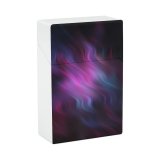 yanfind Cigarette Case Glowing Twisted Curve Growth Fog Smooth Dark River Defocused Blurred Creativity Hard Plastic Crushproof Cigarette Case
