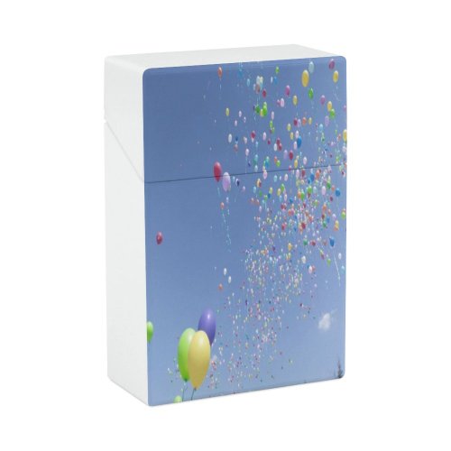 yanfind Cigarette Case Ballooning Lightweight Decoration Outdoors Festival Freedom Party Event Social Balloon Sky Helium Hard Plastic Crushproof Cigarette Case