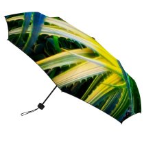 yanfind Umbrella Manual Space Glowing Twisted Growth Botany Leaf Beauty Awe Springtime Chaos Cactus California Windproof waterproof anti-ultraviolet protection golf umbrella