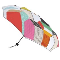 yanfind Umbrella Manual Cute Grunge Social Issues Rough Composite Sky Craft Torn Fun Talking Cloud Windproof waterproof anti-ultraviolet protection golf umbrella