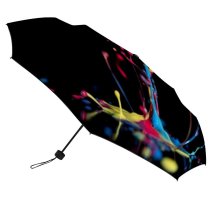 yanfind Umbrella Manual Splattered Creativity Liquid Natural Vibrant Abstract UK Motion Windproof waterproof anti-ultraviolet protection golf umbrella