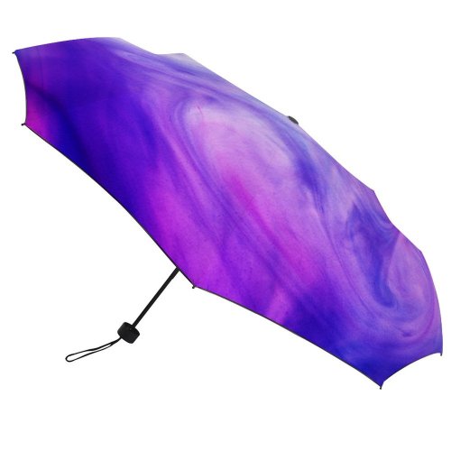 yanfind Umbrella Manual Studio Smudged Purple Dye Shot Structure Vibrant Condition Physical Monica Abstract California Windproof waterproof anti-ultraviolet protection golf umbrella