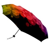 yanfind Umbrella Manual Homosexual Pride Data Rainbow Generated Digitally Gay Abstract Technology Connection USA Windproof waterproof anti-ultraviolet protection golf umbrella