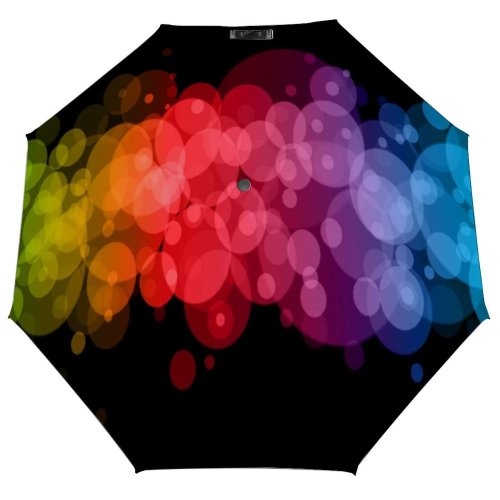 yanfind Umbrella Manual Homosexual Pride Data Rainbow Generated Digitally Gay Abstract Technology Connection USA Windproof waterproof anti-ultraviolet protection golf umbrella