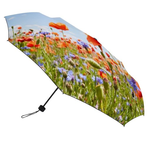 yanfind Umbrella Manual Sky Freshness Land Season Idyllic Horizon Scene Rural Plant Over Scenics Outdoors Windproof waterproof anti-ultraviolet protection golf umbrella