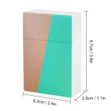 yanfind Cigarette Case Agriculture Blank Racket Turquoise High Italy Sport Wall Physical Building Abstract Bark Hard Plastic Crushproof Cigarette Case