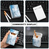 yanfind Cigarette Case Cheerful Fun Happiness Outdoors Atmosphere Cloud Landscape Overcast Silver Natural Empty Temperature Hard Plastic Crushproof Cigarette Case