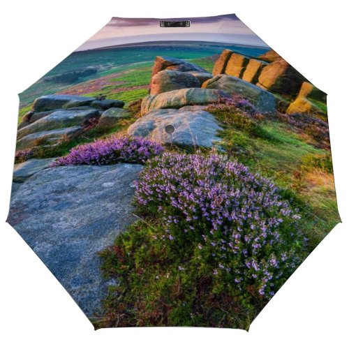 yanfind Umbrella Manual Non Tranquility Moody Idyllic Dramatic Rural Formation Beauty England High Scenics District Windproof waterproof anti-ultraviolet protection golf umbrella