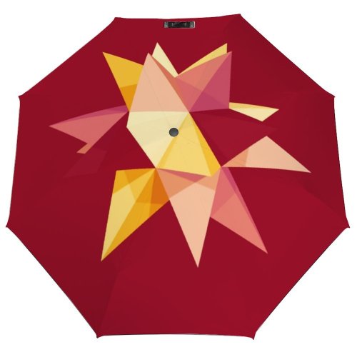 yanfind Umbrella Manual Generated Dimensional Christmas Shiny Toned Vibrant Art Decoration Digitally Abstract Windproof waterproof anti-ultraviolet protection golf umbrella