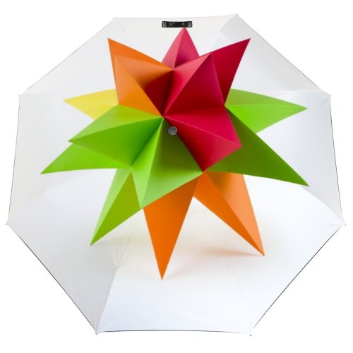 yanfind Umbrella Manual Dimensional Christmas Homemade Craft Folded Art Decoration Abstract Spiked Origami UK Windproof waterproof anti-ultraviolet protection golf umbrella