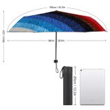 yanfind Umbrella Manual Rough Rug Tapestry America Travel Art Rectangle Row Abstract Saturated Americas Windproof waterproof anti-ultraviolet protection golf umbrella