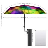 yanfind Umbrella Manual Space Social Defocused Party Blurred Generated Lighting Glamour Natural Christmas Shiny Windproof waterproof anti-ultraviolet protection golf umbrella