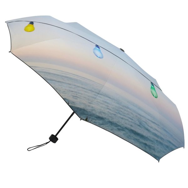 yanfind Umbrella Manual Sky Pastel Illuminated Social Idyllic Horizon Scene Hanging Beach Luz Over Windproof waterproof anti-ultraviolet protection golf umbrella