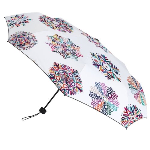yanfind Umbrella Manual Round Zebra Push Digitally Pixelated Art China Abstract Snowflake Play Windproof waterproof anti-ultraviolet protection golf umbrella